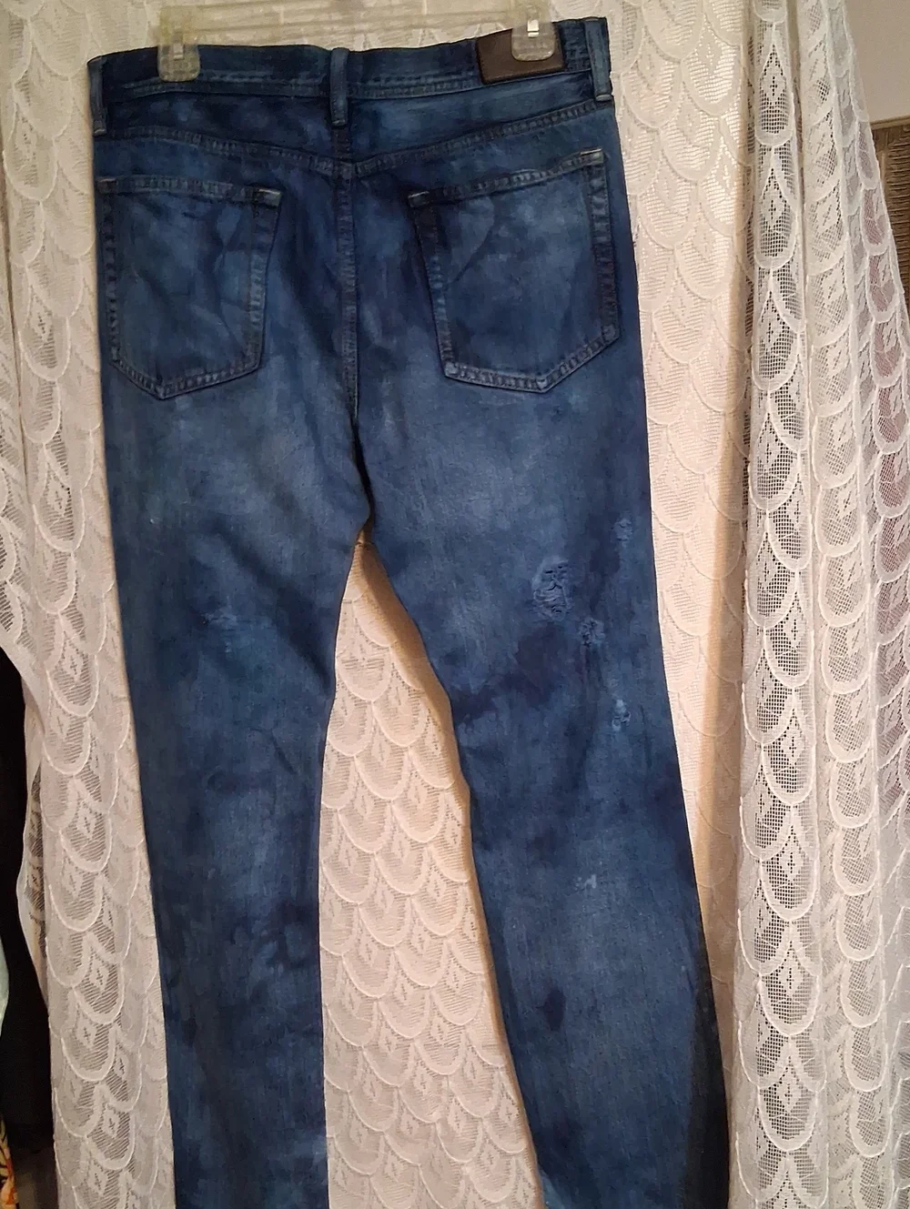 J. Crew Slim Straight Distressed Blue Jeans